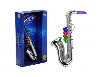 pol pl Instrument Muzyczny Saksofon Srebrny 1206 1