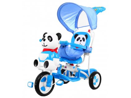Dětská tříkolka Panda se zvukovými efekty modrá