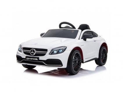 Elektrické autíčko Mercedes C63 bílé 1