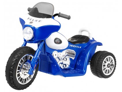 Dětská elektrická motorka modrá