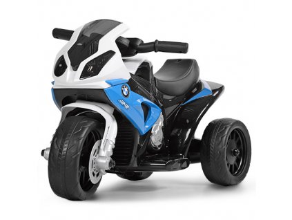 Dětská elektrická motorka BMW S1000RR tříkolka modrá1