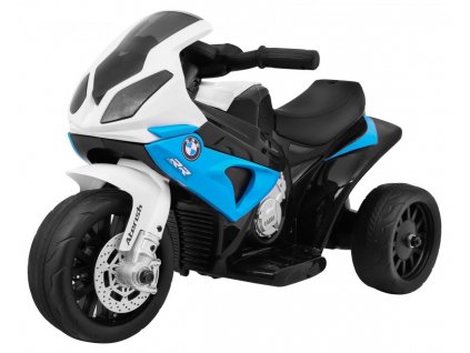 Dětská elektrická motorka BMW S1000RR tříkolka modrá