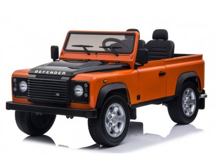 Dětské elektrické autíčko Land Rover DEFENDER oranžové