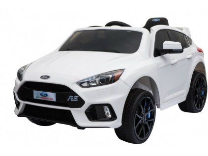 Elektrické autíčko Ford Focus RS bílé