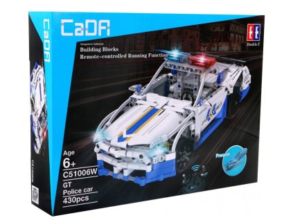 Stavebnice policejní auto na dálkové ovládání RC výrobek1
