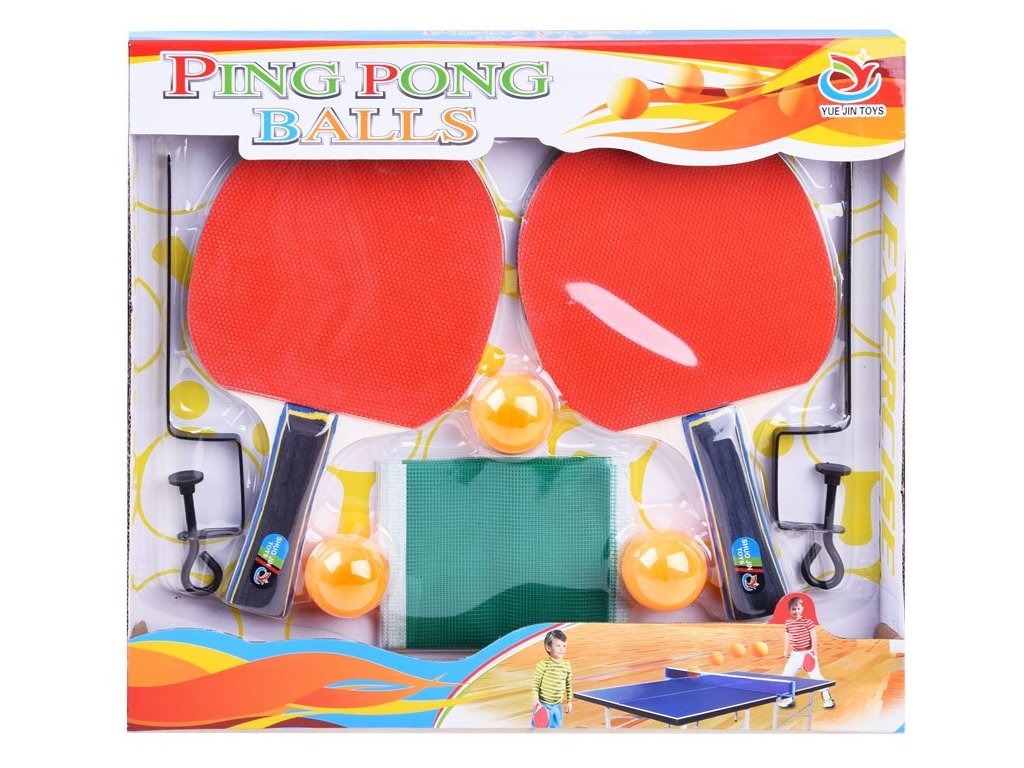 mamido Pingpongový set s míčky + síťka