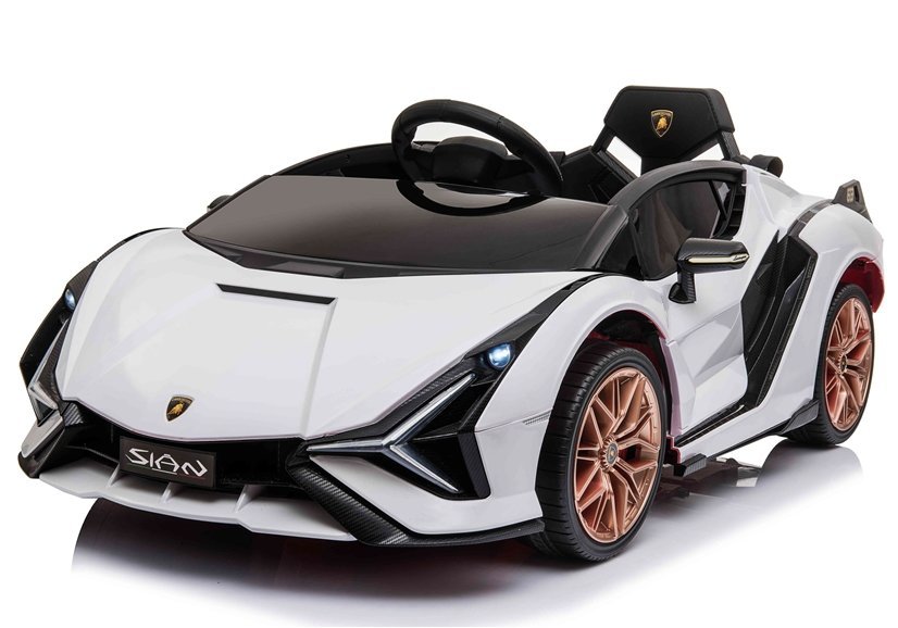 mamido Dětské elektrické auto Lamborghini Sian bílé