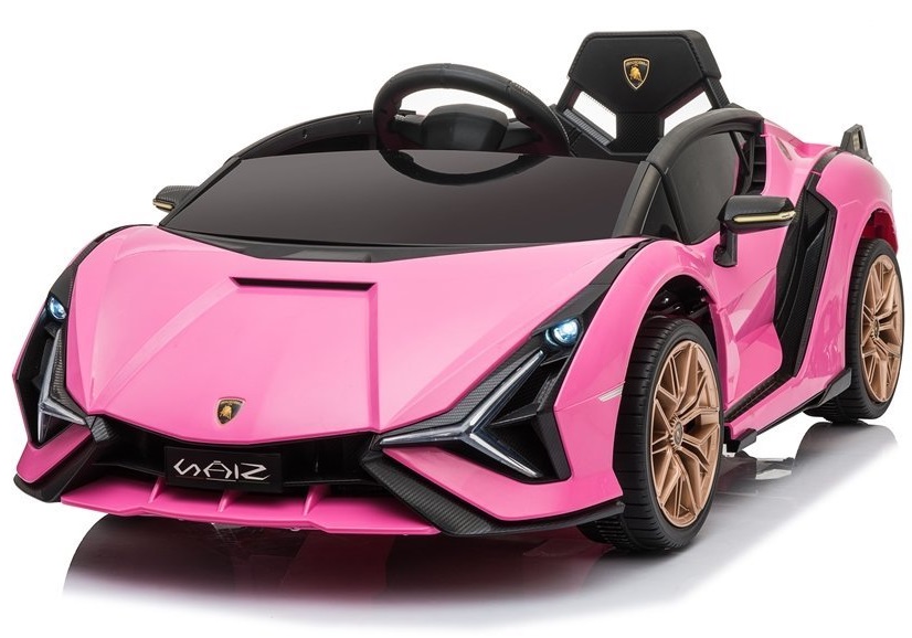 mamido Dětské elektrické auto Lamborghini Sian růžové