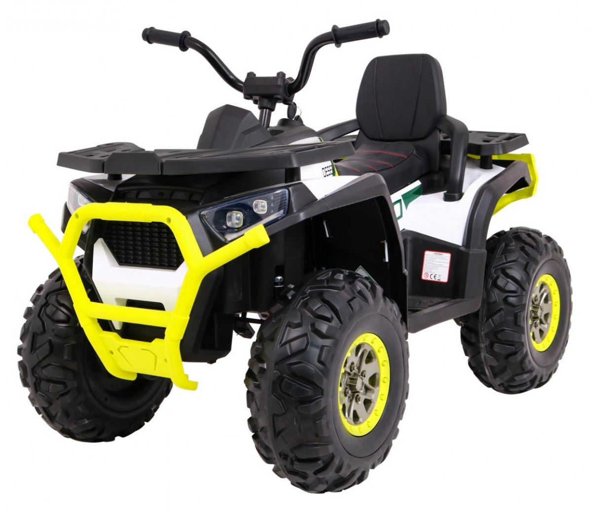 mamido Dětská elektrická čtyřkolka ATV Desert 4x4 bílá