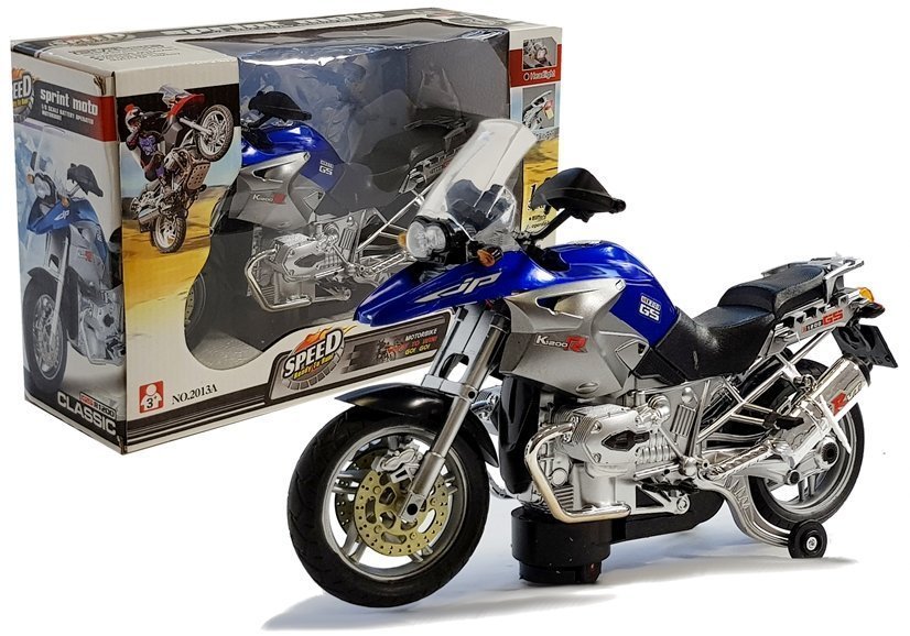 mamido Motorka se zvukovými efekty 1:8 modrá