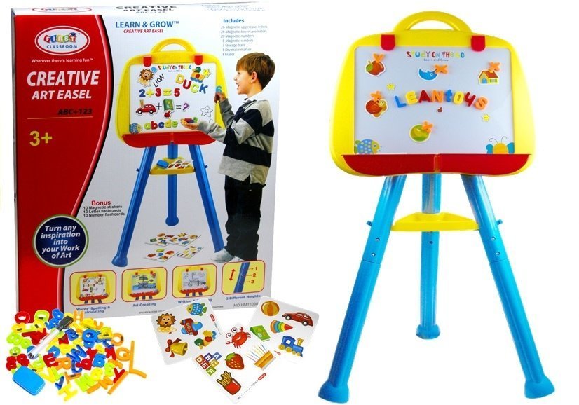 mamido Dětská magnetická tabule modrá