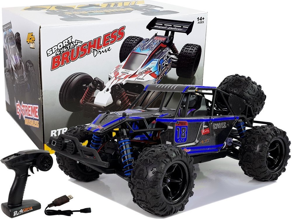 mamido Auto na dálkové ovládání RC 4x4 Buggy Enzone 45 km/h modré