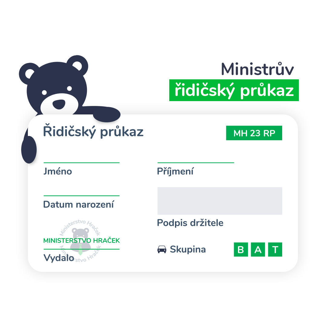mamido Můj první řidičský průkaz