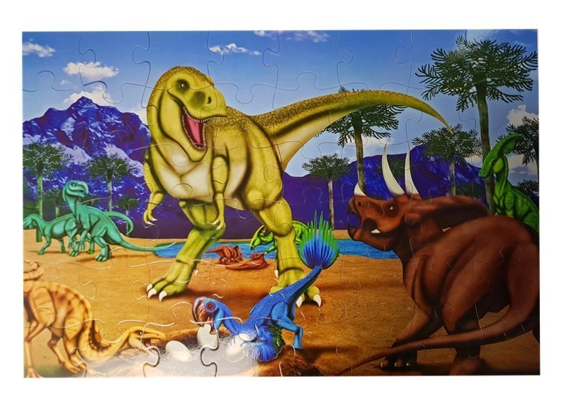 mamido Dětské puzzle dinosauři 48 dílů