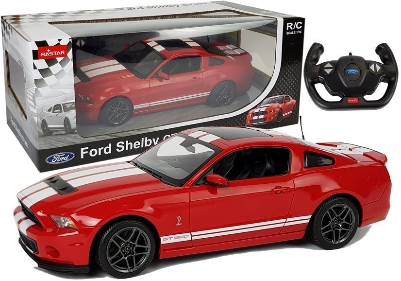 Levně RASTAR Auto na dálkové ovládání R/C Ford Shelby Rastar 1:14 červené