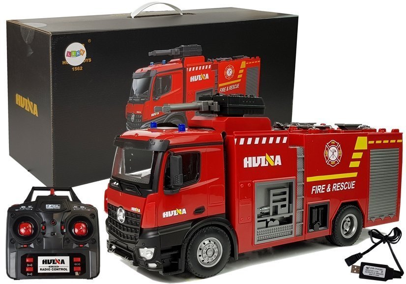 mamido Hasičské auto na dálkové ovládání RC Huina 1:14