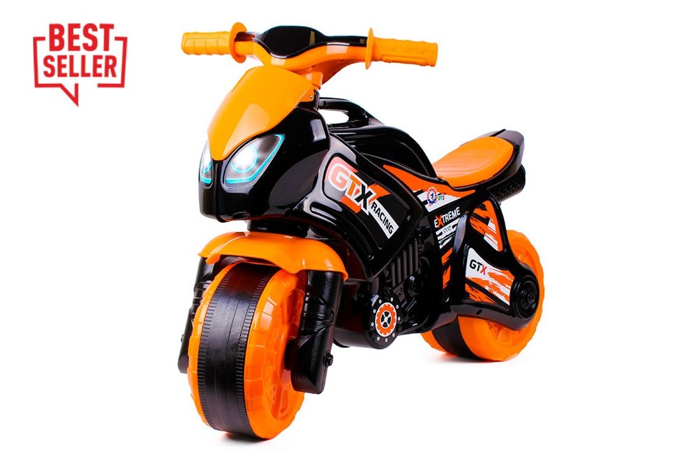 mamido Dětské odrážedlo motorka oranžové