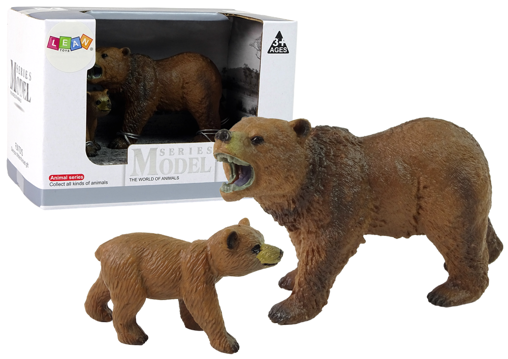 Levně mamido Sada figurek medvědů grizzly
