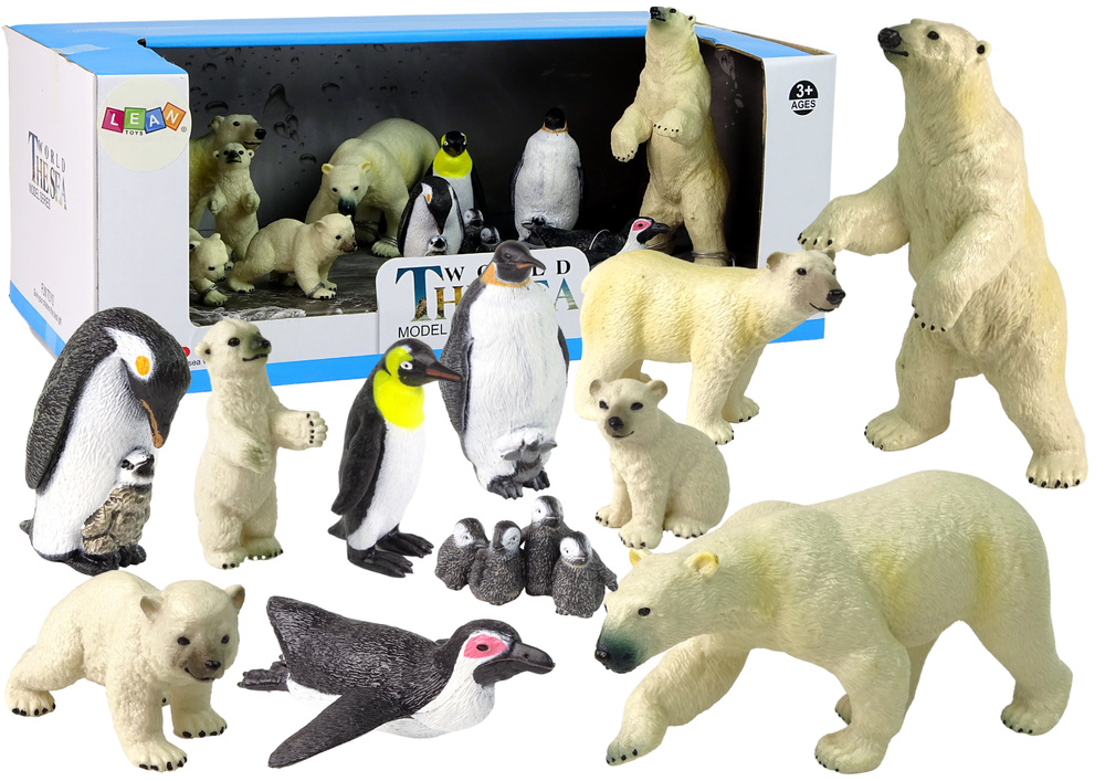 mamido Velká sada figurek polárních zvířat