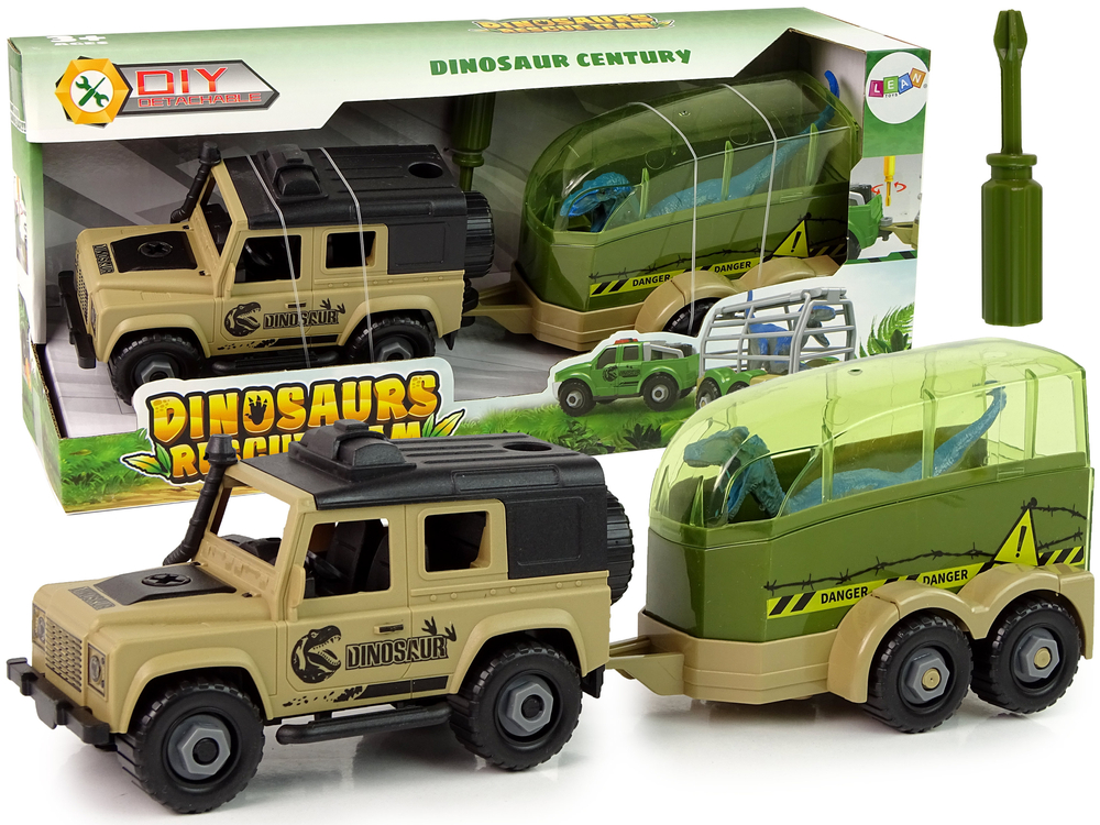 mamido Terénní vozidlo DIY Dinosaur transporter