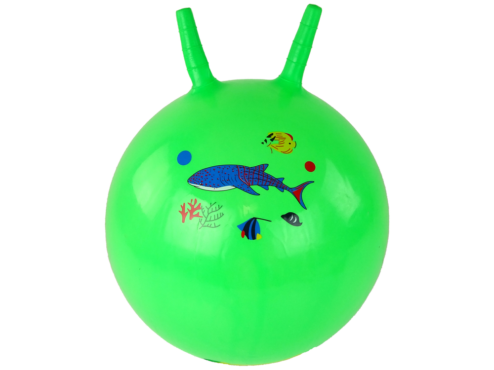 mamido Dětský skákací míč se žralokem zelený