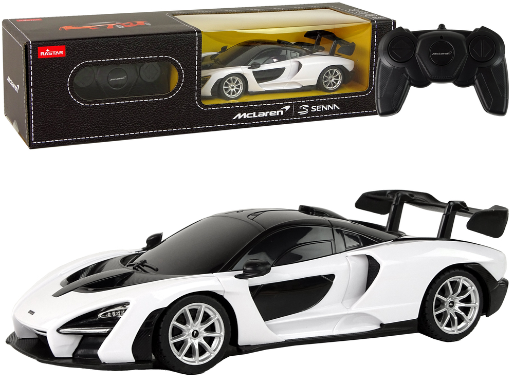 Mamido RASTAR Auto na dálkové ovládání RC McLaren 1:24 Rastar bílé