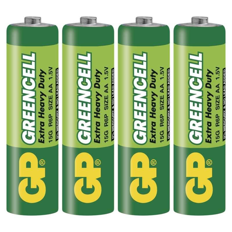 mamido Baterie GP Greencell R6 typ AA 4 ks