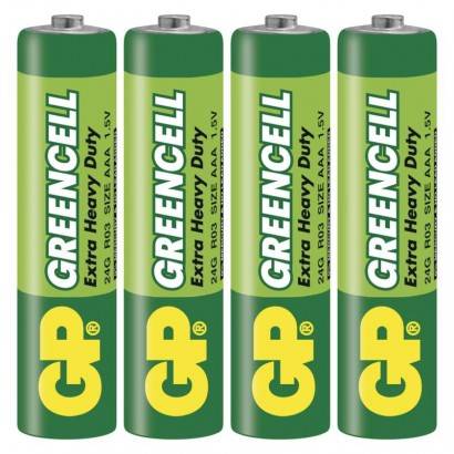 mamido Baterie GP Greencell R03 typ AAA 4 ks
