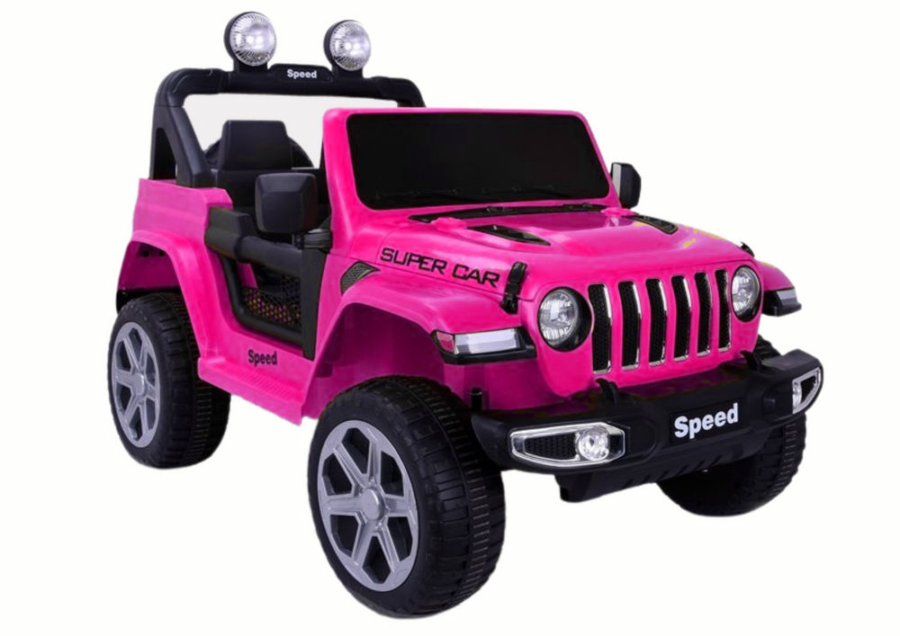 Levně mamido Elektrické autíčko FT-938 4x4 růžové