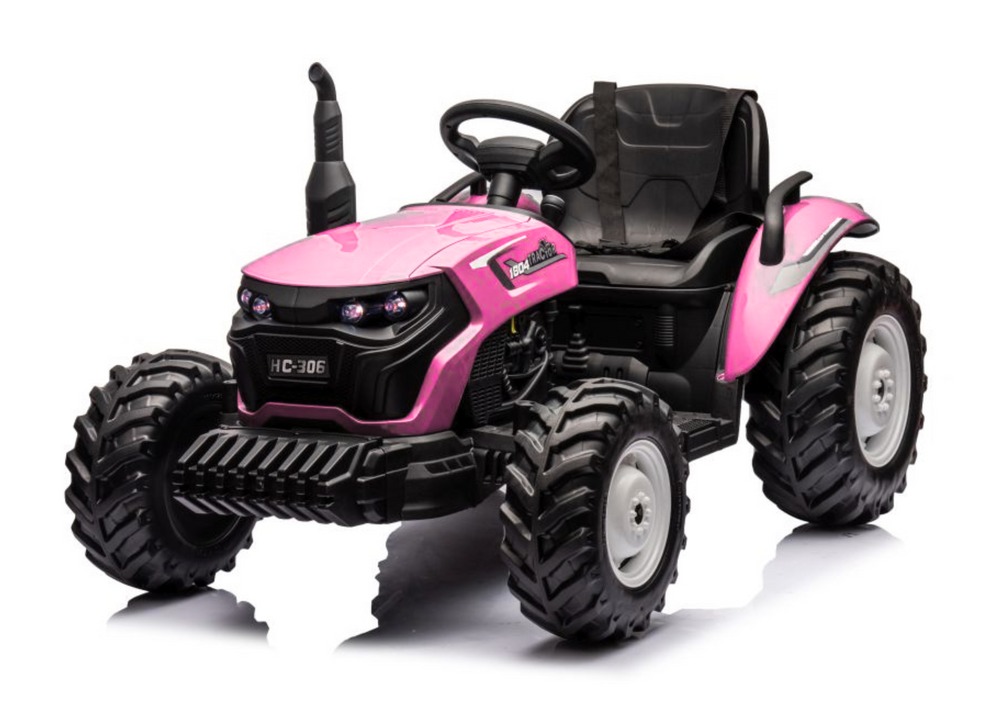 mamido Elektrický traktor HC-306 24V růžový