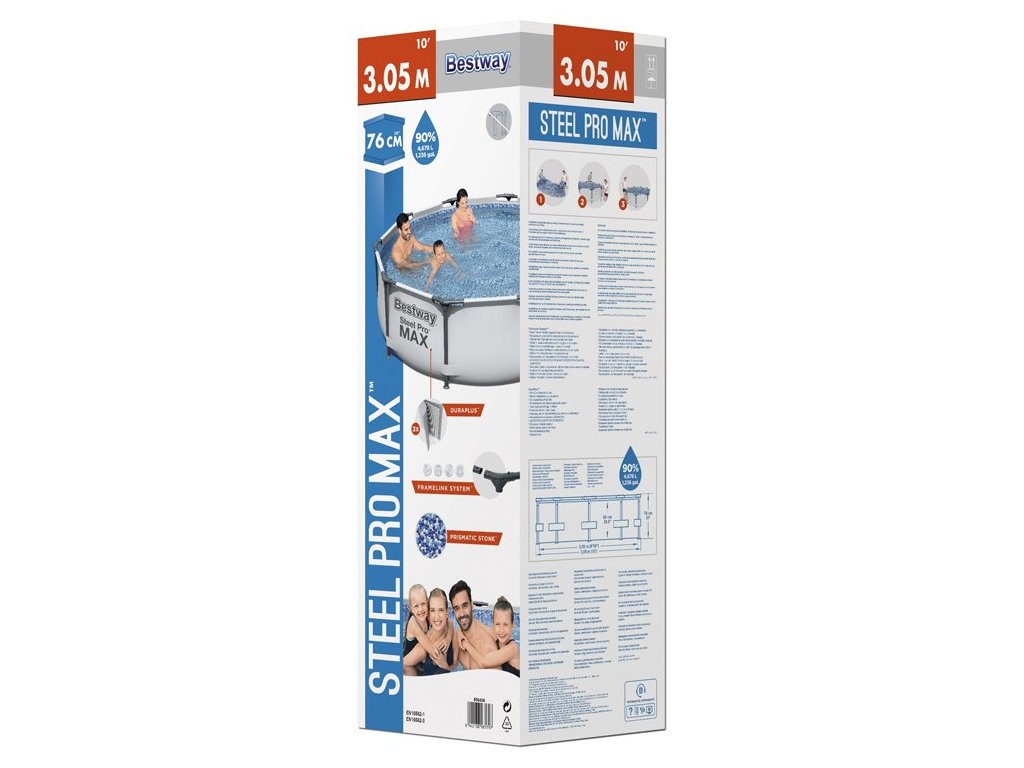 Bestway Bestway Zahradní bazén s konstrukcí 305cmx76cm