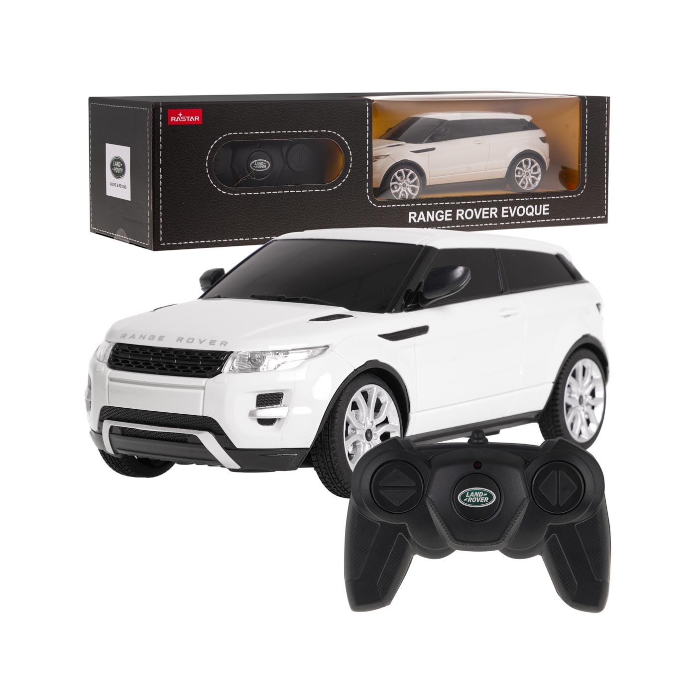 mamido Autíčko na dálkové ovládání RC Range Rover Evoque 1:24 bílé
