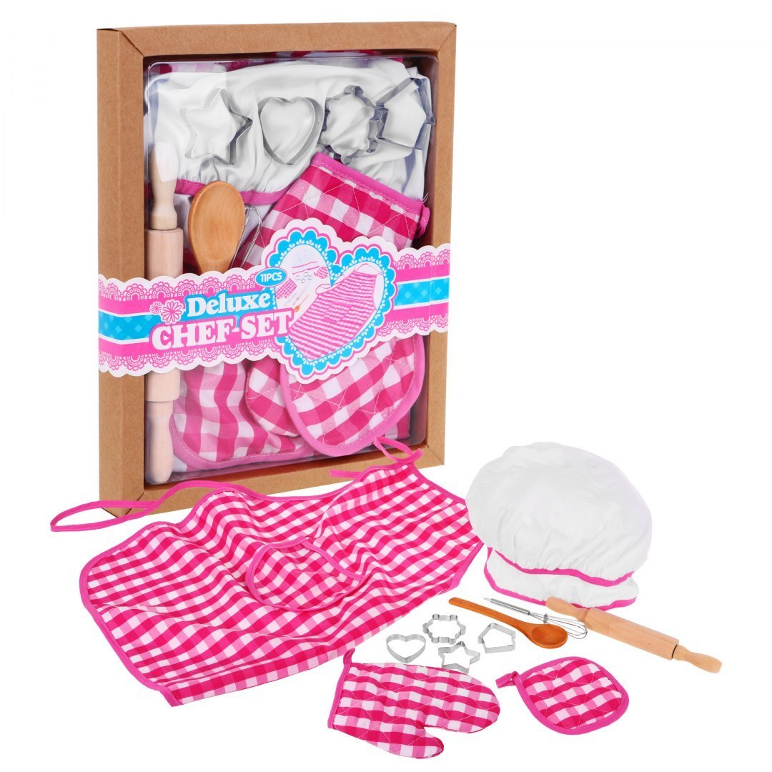 mamido Cukrářský set se zástěrou růžový mamido Cukrářský set se zástěrou růžový