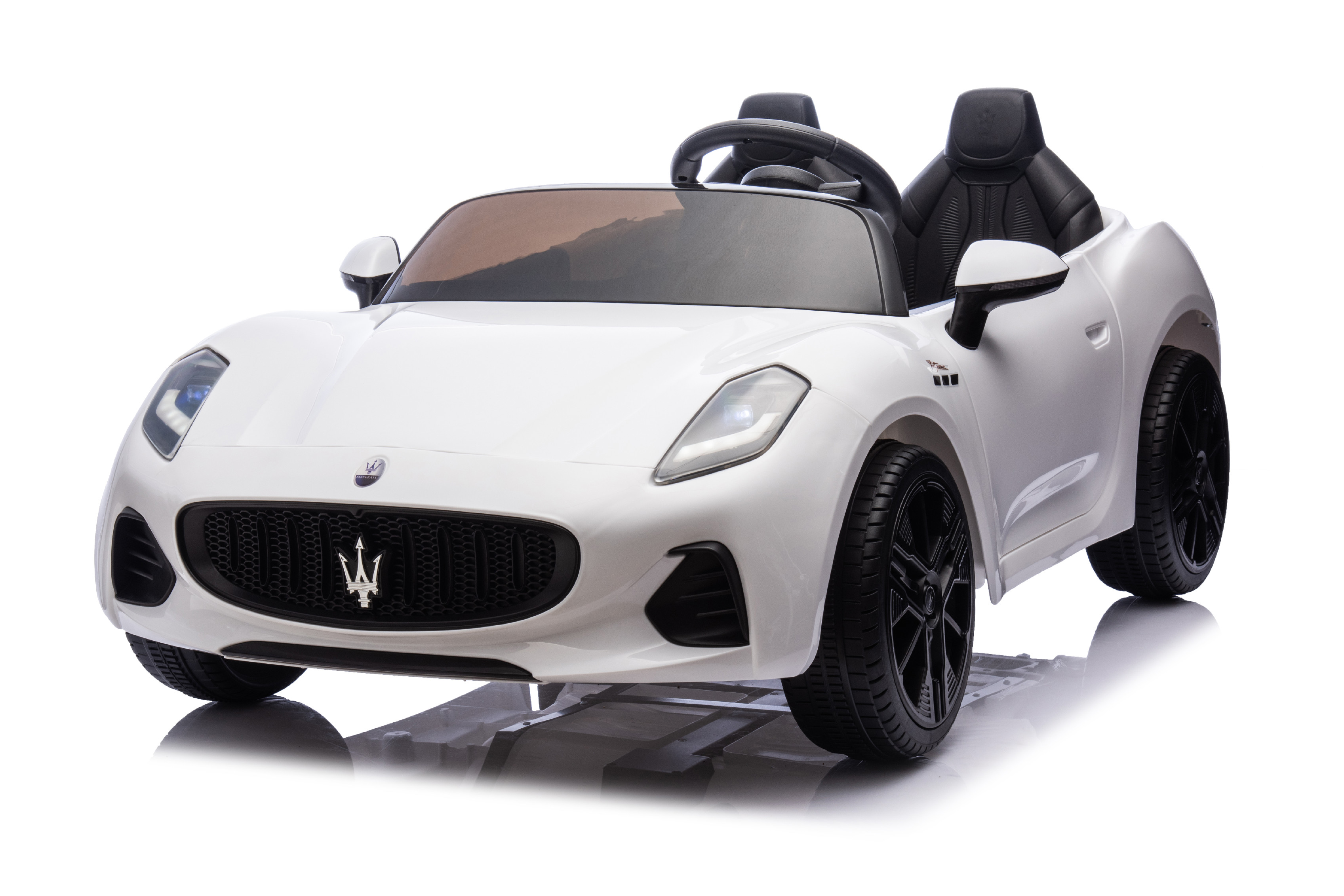 Levně Mamido Elektrické autíčko Maserati GranTurismo Folgore 24V | 480W | 60 kg bílé