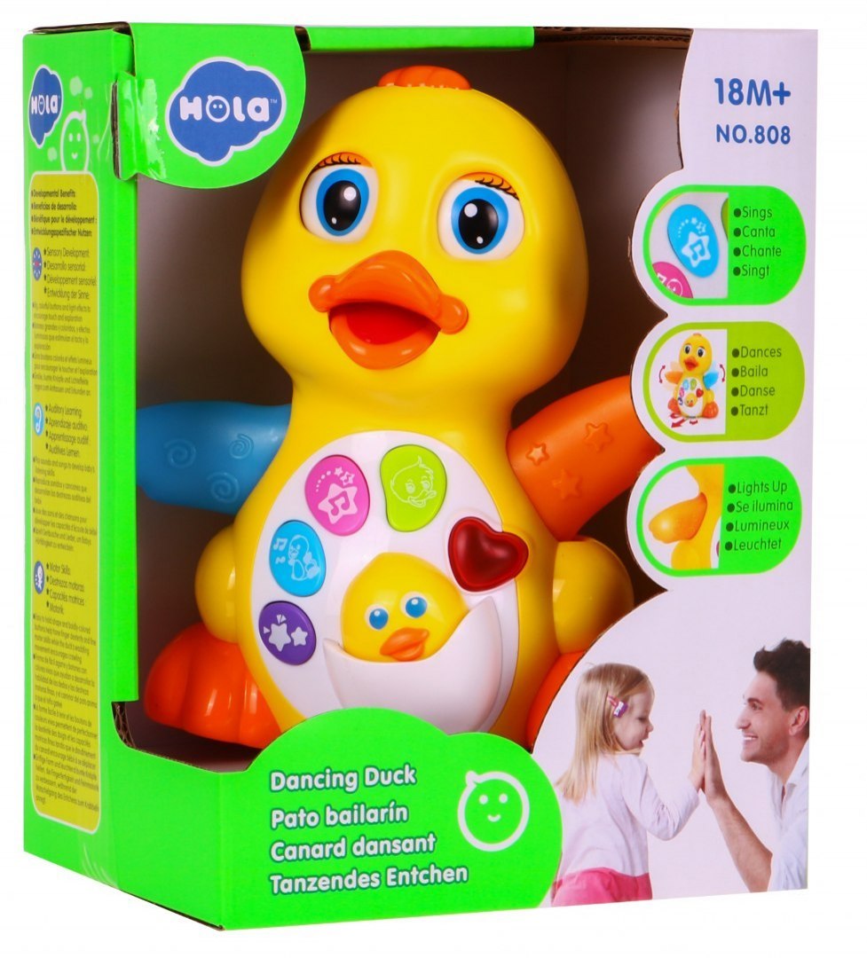 mamido Interaktivní kačenka s melodiemi Huile Toys