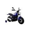 Dětská elektrická motorka QK307 modrá2