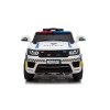 Dětské elektrické autíčko Policie bílé02