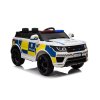 Dětské elektrické autíčko Policie bílé05