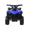 Dětská elektrická čtyřkolka EVA kola modrá2