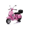 Dětský elektrický skútr Vespa růžový4