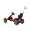 Velká šlapací motokára Ferrari červená3