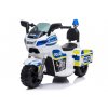 Policejní motorka pro děti bílá
