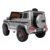 mamido Elektrické autíčko Mercedes G63 AMG lakované stříbrné 4
