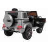 mamido Elektrické autíčko Mercedes G63 AMG lakované stříbrné 8