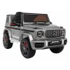 mamido Elektrické autíčko Mercedes G63 AMG lakované stříbrné 9