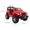 Mamido elektricke auticko Jeep Wrangler Rubicon 2020 4x4 cervene (2)