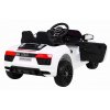 Dětské elektrické autíčko Audi R8 Spyder bílé