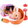 Interaktivní králík v košíku s příslušenstvím1