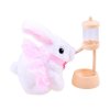 Interaktivní králík v kabelce s příslušenstvím bílý5