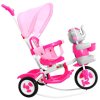 Dětská tříkolka slon se zvukovými efekty růžová POŠKOZENÝ OBAL